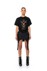 CARA SHEER LACE DETAILED T SHIRT