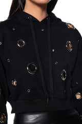 CARINA GROMMET HOODIE