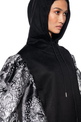 CASUAL VICTORIAN BROCADE SWEATSHIRT DRESS