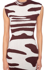 CAUGHT MY EYE MOCK NECK KNIT MAXI DRESS