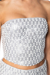 CELEBRATE ME EMBELLISHED CORSET