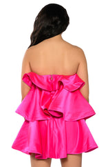 CENTER OF ATTENTION LAYERED MINI DRESS