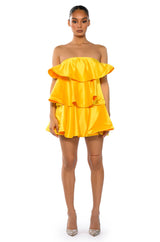 CENTER OF ATTENTION LAYERED MINI DRESS
