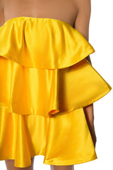CENTER OF ATTENTION LAYERED MINI DRESS