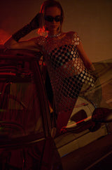 CHAIN ME DOWN MINI DRESS