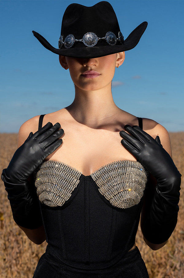 CHAMPAGNE WISHES EMBELLISHED CORSET