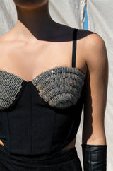 CHAMPAGNE WISHES EMBELLISHED CORSET