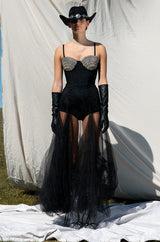 CHAMPAGNE WISHES EMBELLISHED CORSET