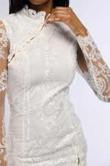 CHARLOTTE EMBROIDERED MINI DRESS