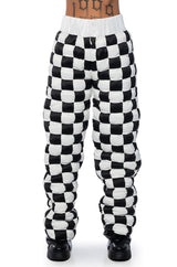 CHECKMATE WOVEN JOGGER