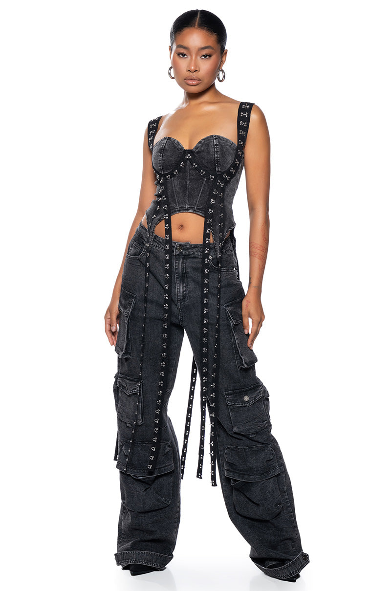 CHEMICAL ROMANCE DRAMATIC CORSET TOP