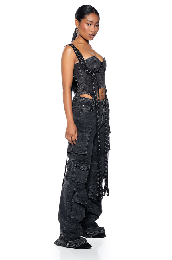 CHEMICAL ROMANCE DRAMATIC CORSET TOP