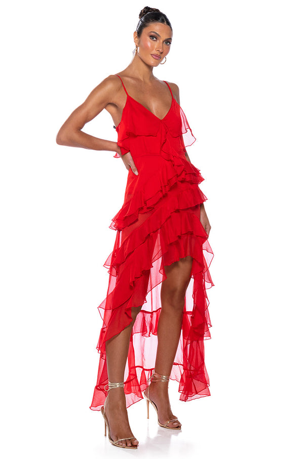 KAELYNN HIGH LOW MAXI DRESS