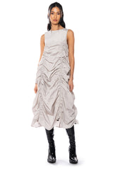 CHLOE DRAWSTRING MINI DRESS