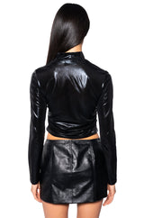 CHOOSIN' ME LONG SLEEVE SLINKY TOP