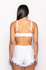 CHOSEN ONE RHINESTONE BRA TOP