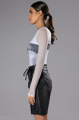 CHRISTINA PRINTED BODYSUIT