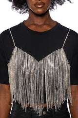 CHROME DANCER RHINESTONE T-SHIRT
