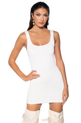 CINCH ME IN KNIT MINI DRESS