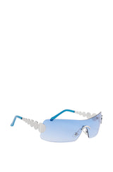 CIRCLES ROUND YOU SUNGLASSES IN BLUE