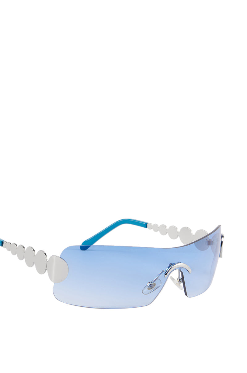 CIRCLES ROUND YOU SUNGLASSES IN BLUE