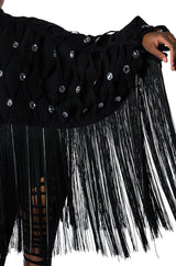 CITY LIVIN FRINGE SWEATSHIRT