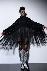 CITY LIVIN FRINGE SWEATSHIRT