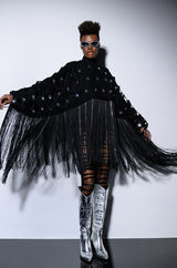 CITY LIVIN FRINGE SWEATSHIRT