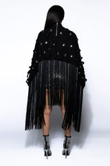 CITY LIVIN FRINGE SWEATSHIRT