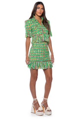 COCO FRINGE TWEED MINI SKIRT SUIT SET