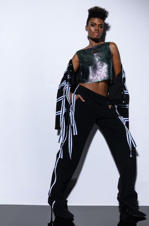 COME MY WAY CHAINMAIL TANK TOP
