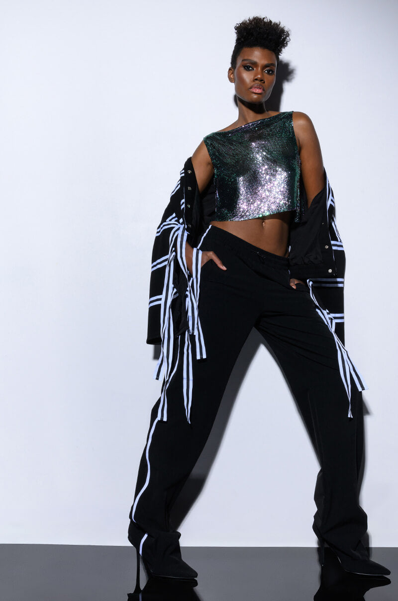 COME MY WAY CHAINMAIL TANK TOP