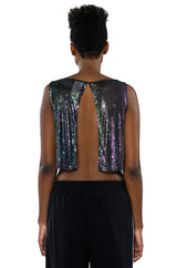 COME MY WAY CHAINMAIL TANK TOP