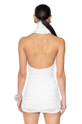 COOL GIRL HOODED MINI DRESS