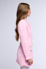 CORA TWEED BLAZER MINI DRESS