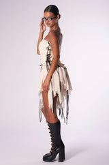 COVER ME IN BOWS MESH MINI DRESS