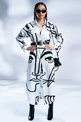 CREATOR BUTTON DOWN MAXI DRESS