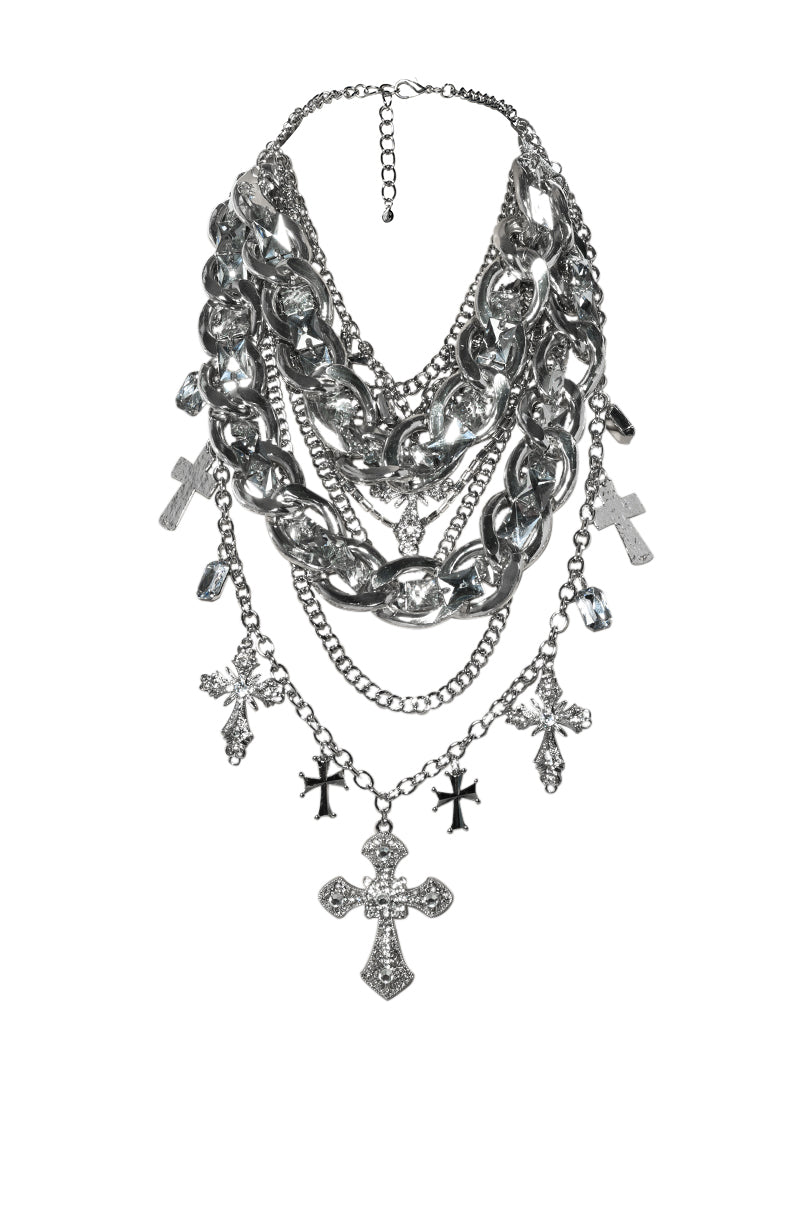 CROSS ME METAL NECKLACE