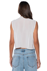 CURIOUS ABOUT YOU RUFFLE TOP