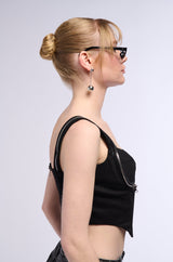 CUT IT OUT CORSET TOP