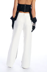 DAMAGED WIDE LEG TROUSER