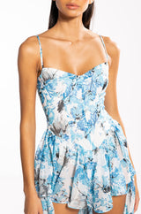 DANCING DAYS FLORAL HIGH LOW DRESS