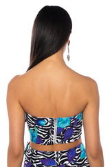 DARE YOU PRINTED BANDEAU