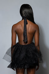 LIKE ITS NOTHING HALTER MINI DRESS