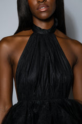 LIKE ITS NOTHING HALTER MINI DRESS