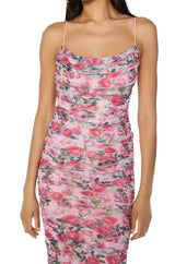 DATE ME FLORAL MIDI DRESS