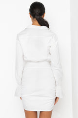 DAY DATE STRETCH SHIRT DRESS