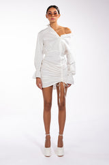 DAY DATE STRETCH SHIRT DRESS