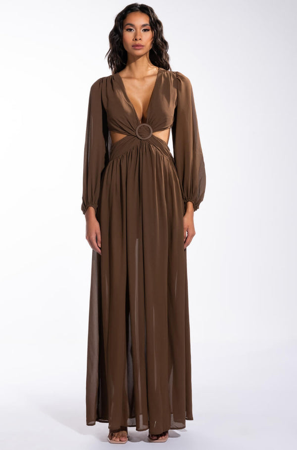 DAYS LIKE THIS MAXI HIGH SLIT DRESS
