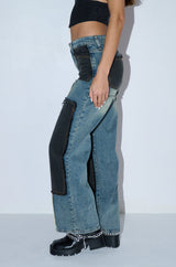 DEEP IN THE BOTTOM DISTRESSED DENIM PANT